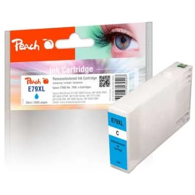 Peach  Tintenpatrone HY cyan kompatibel zu Epson WorkForce Pro WF-4600 Series