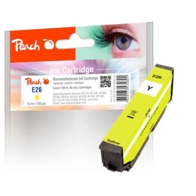 Peach  Tintenpatrone gelb kompatibel zu Epson Expression Premium XP-600 Series