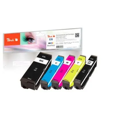 Peach  Spar Pack Tintenpatronen kompatibel zu Epson Expression Premium XP-600 Series