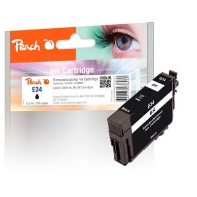 Peach  Tintenpatrone schwarz kompatibel zu Epson WorkForce Pro WF-3725 DWF