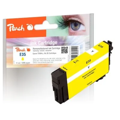 Peach  Tintenpatrone gelb kompatibel zu Epson WorkForce Pro WF-4735 DTWF