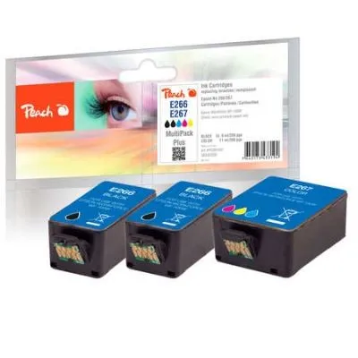 Peach  Spar Pack Plus Tintenpatronen kompatibel zu Epson WorkForce WF-100 W