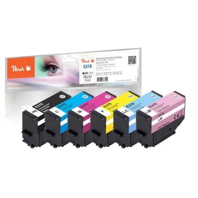 Peach  Spar Pack Tintenpatronen kompatibel zu Epson Expression Photo XP-8600 Series