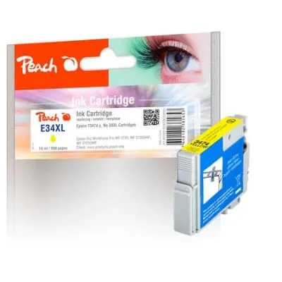 Peach  Tintenpatrone XL gelb kompatibel zu Epson WorkForce Pro WF-3725 DWF