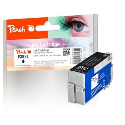 Peach  Tintenpatrone XL schwarz kompatibel zu Epson WorkForce Pro WF-4735 DTWF