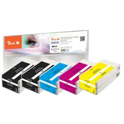 Peach  Spar Pack Plus Tintenpatronen kompatibel zu Epson TMC 3500