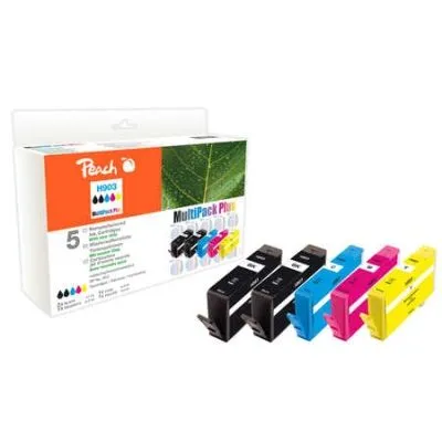 Peach  Spar Pack Plus Tintenpatronen kompatibel zu HP OfficeJet Pro 6868