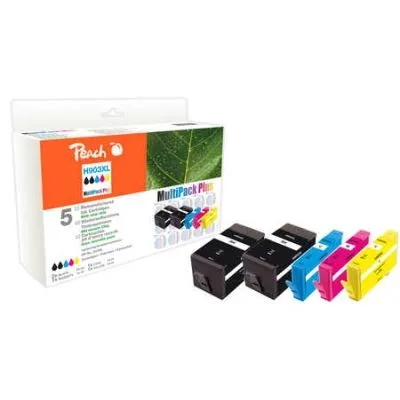 Peach  Spar Pack Plus Tintenpatronen kompatibel zu HP OfficeJet Pro 6868