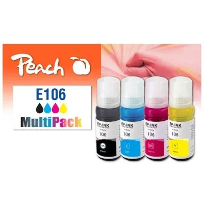 Peach  Spar Pack Tintenpatronen kompatibel zu Epson EcoTank ET-7700