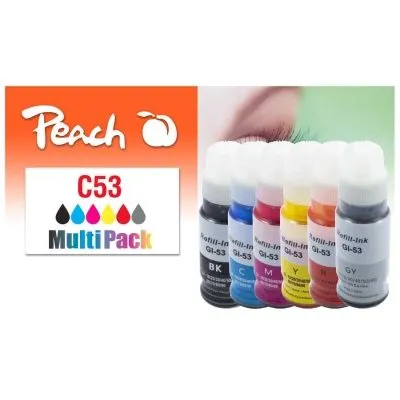 Peach  Spar Pack Tintenpatronen kompatibel zu Canon Pixma G 550