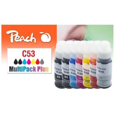 Peach  Spar Pack Plus Tintenpatronen, kompatibel zu Canon Pixma G 550