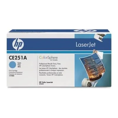 Original  Tonerpatrone cyan HP Color LaserJet CP 3525 DN