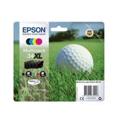 Original  Multipack Tinte BKCMY Epson WorkForce Pro WF-3725 DWF