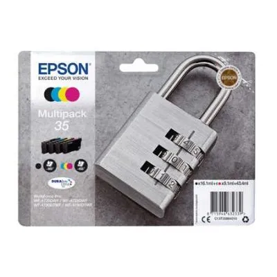 Original  Multipack Tinte BKCMY Epson WorkForce Pro WF-4735 DTWF