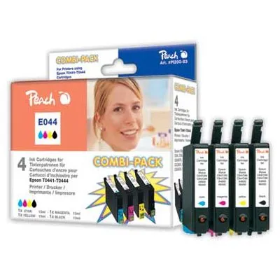 Peach  Spar Pack Tintenpatronen kompatibel zu Epson Stylus C 84 CN