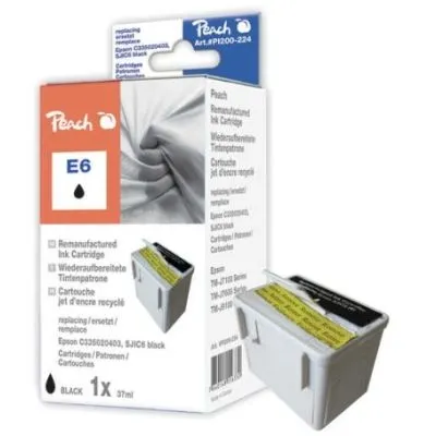 Peach  Tintenpatrone schwarz kompatibel zu Epson TMJ 7100